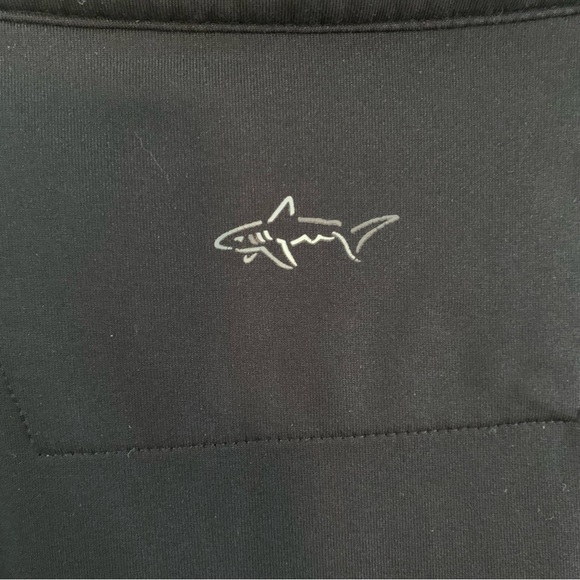 Greg Norman Play Dry Size L Black Pullover 1/2 Zip Light Jacket - Picture 3 of 4